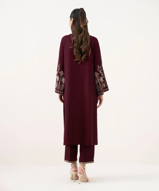 AYZA MAROON 2PCS royal lifestyle collections