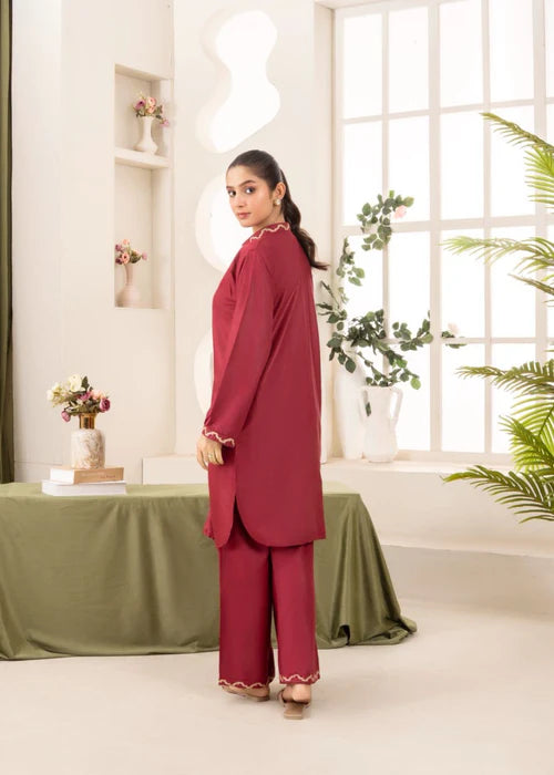 Royal Maroon Ringels 2PC royal lifestyle collections