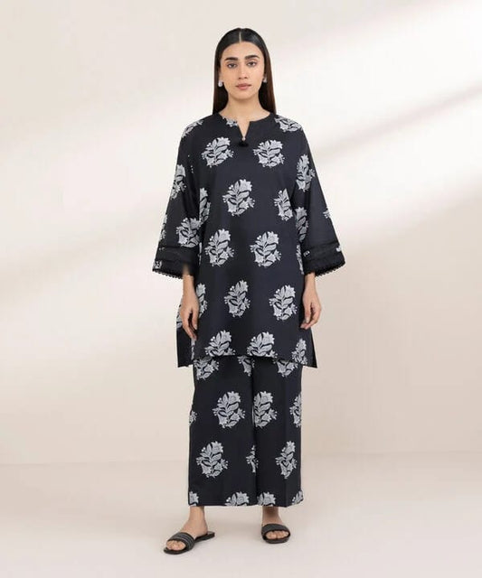ZEENAT BLACK 2PCS royal lifestyle collections