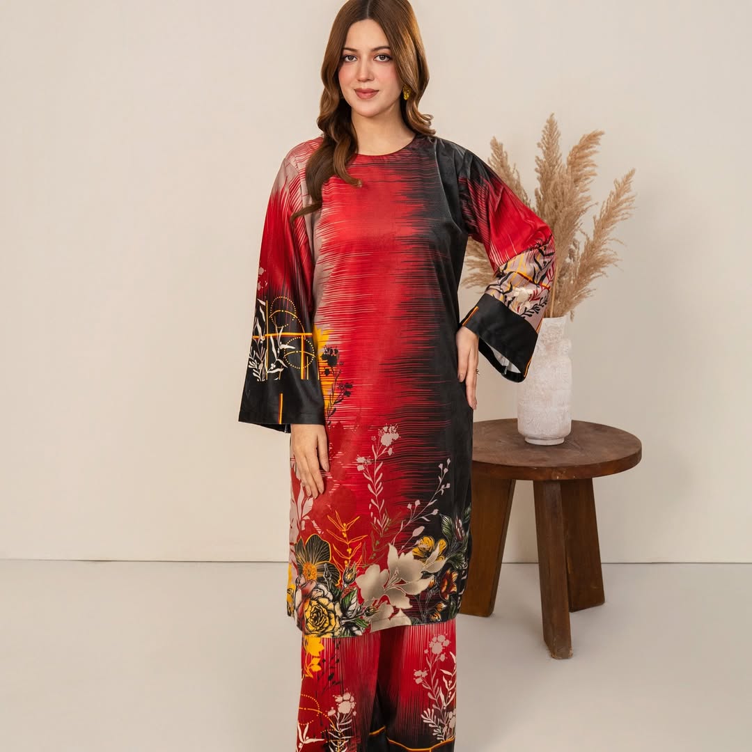 RED LOVE VELVET - 2PCS royal lifestyle collections