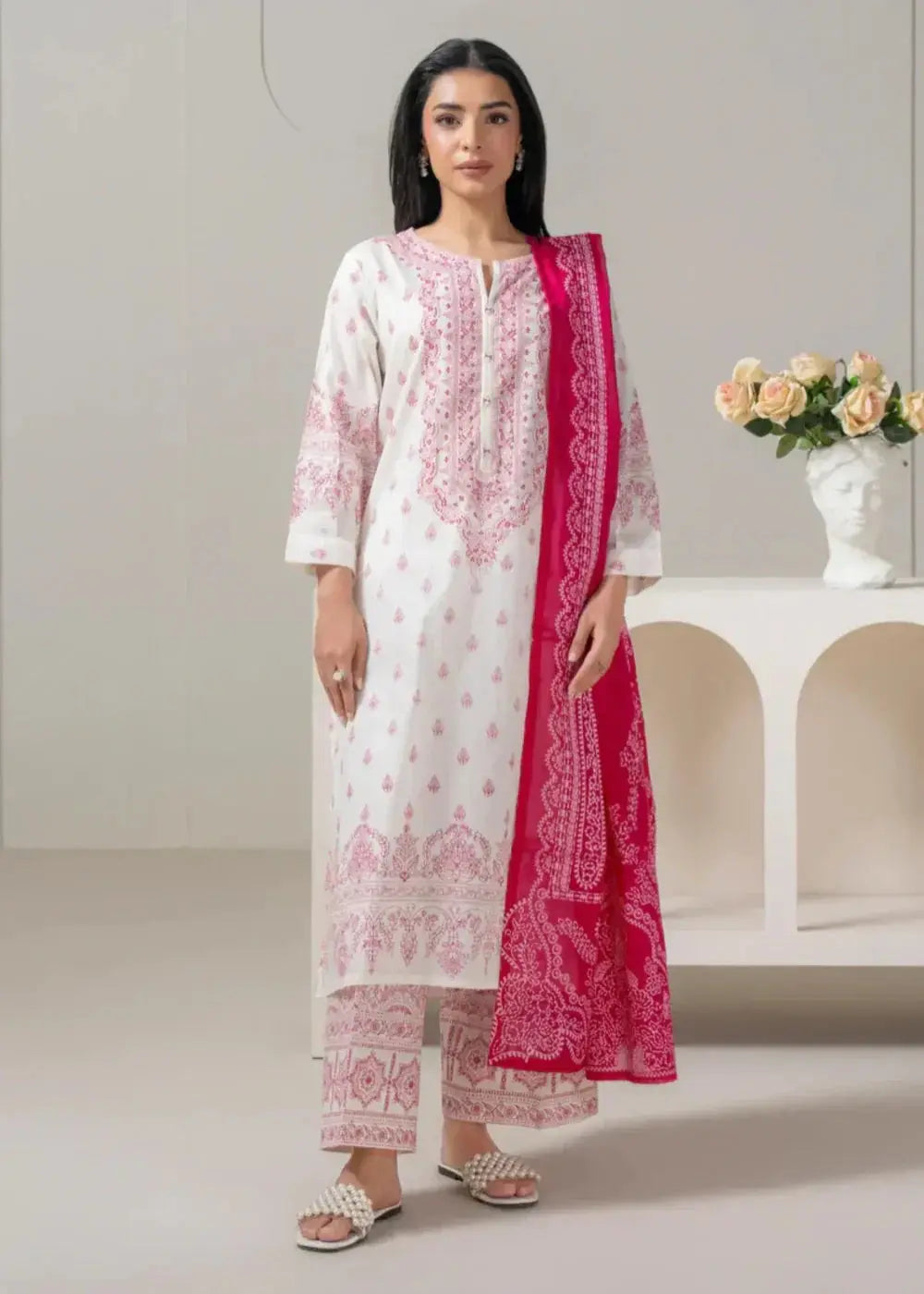 NOOR BAANO 3PCS royal lifestyle collections