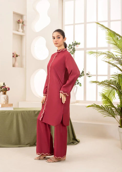 Royal Maroon Ringels 2PC royal lifestyle collections